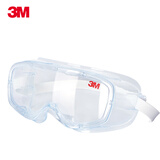 3M 护目眼罩防冲击骑车防风沙透明眼镜实验化工防液体喷溅护目眼镜 SG211 防雾款【方便消杀】