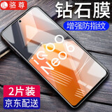 【2片装】骆尊 适用vivo iQOO Neo6钢化膜防窥iqooneo6se抗蓝光全屏防爆手机贴膜 全透明升级防指纹*2片装 iQOO Neo6/Neo6se