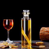 琉阳泡酒瓶高硼硅泡酒瓶小酒瓶空酒瓶玻璃酒瓶子泡药酒泡酒玻璃瓶 （无底座）卡扣一次性1个0.5ml