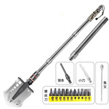 哈拿  HN-G33加长版工兵铲多功能户外野营车载折叠铁锹中国工铲大号铲