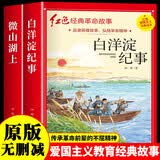 白洋淀纪事 微山湖上（全2册） 儿童文学红色经典革命故事爱国主义教育课外读物 原版无删减精致插画 中国革命传统抗日战争英雄人物推荐小学生一二三四五六年级课外阅读书籍 