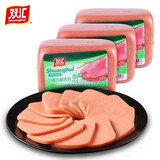 双汇午餐肉特嫩方腿香肠火腿肠零食小吃下酒菜烧烤 午餐肉400g*3袋