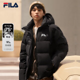 FILA 斐乐官方男子羽绒服冬季时尚休闲连帽保暖上衣外套