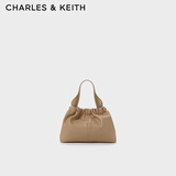 CHARLES&KEITH时尚柔软链条单肩云朵包女生日礼物CK2-10151320 Sand沙色 S
