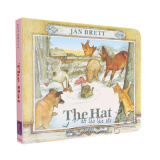 The Hat 帽子 纸板书 汪培珽第五阶段 名家Jan Brett 儿童启蒙图画故事书