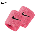 NIKE 耐克护腕男运动女保暖篮球扭伤网球跑步擦汗健身吸汗护手腕带 【青春粉】PAC277-677 均码2只装