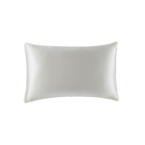 网易严选6A级枕套 不伤发护发枕套高密舒适滑溜软糯宿舍卧室100%桑蚕丝 【真丝天蚕丝款】雅银*装 1支