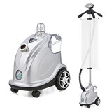 捷夫（THE ORIGINAL STEAMER）上海捷夫蒸汽挂烫商用服装店专用大功率大蒸汽家用熨烫衣服立式手持电熨斗便携式新款 灰色（全铝机芯）赠柔性烫板