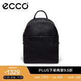 爱步（ECCO）双肩包 简约百搭大容量牛皮背包 雅致9105818 黑色910581890000