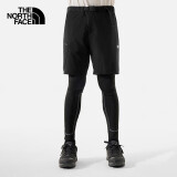 The North Face北面短裤男户外舒适透气速干夏季短裤上新87W4 黑色/JK3 36