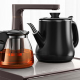 佳铖立式饮水机水壶配件茶吧机烧水壶单个304不锈钢防烫通用4环 304防烫壶黑色（免开盖）