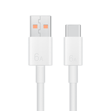 【9成新】华为HUAWEI 原装6A数据线 USB Type-A转USB Type-C/1m线长/支持66W（11V6A）充电 白色CC790