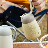 OPUS保温杯女士高颜值学生水杯女316不锈钢杯子可爱迷你便携礼物团购 果木绿-300ml