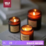 无印良品（MUJI）香味蜡烛  白檀味85g 香薰蜡烛浪漫香氛表白蜡烛杯蜡礼物女