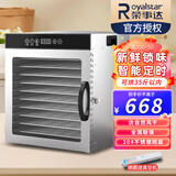 荣事达干果机水果烘干机商用不锈钢家用小型蔬菜宠物零食肉干果蔬脆食品烘干箱风干机干燥箱 新款12层【1000W】烘35斤以内