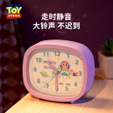 迪士尼（Disney）儿童闹钟学生专用起床神器男女孩 大音量小学生桌面闹钟走时静音卧室卡通床头闹钟巴斯光年小闹钟