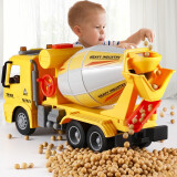 雷朗 大号搅拌消防车工程卡货车模型儿童玩具车送男孩子生日开学礼物