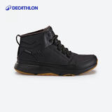 迪卡侬（DECATHLON）运动鞋男秋冬保暖冬季东北雪地靴男防泼水棉鞋休闲鞋徒步鞋男 精致黑 42
