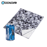 coolcore° 美国麦迪冷感运动毛巾吸汗速干男女篮球跑步健身降温擦汗腕巾夏 灰白五星网