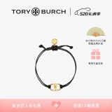 Tory Burch 汤丽柏琦 “怀梦前行”手链TB 143017 黑色/Tory 金 010