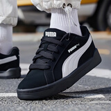 彪马（PUMA）男鞋女鞋 2026春季新款运动鞋子复古休闲鞋潮流情侣轻便低帮板鞋 经典黑白配色-绒面-Park/建议拍大一码 35.5 (内长220mm)