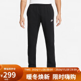 耐克NIKE 男子CLUB PANT OH FT 秋裤子直筒BV2714-010黑L