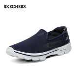 斯凯奇（Skechers）健步鞋男 Go Walk 3一脚蹬懒人休闲鞋 轻质舒适潮鞋 54062 NVW 39.5