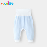 优奇宝宝裤子春秋婴儿尿布裤秋装高腰新生儿大pp裤暗扣可开裆秋