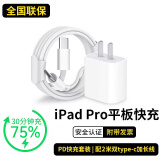 MICROKIA苹果ipad pro充电器充电线霹雳快充2024/2022/2021air456/mini610/9代平板双Type-c线 ipadpro11/12.9英寸平板充电器套装2米