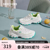 斯凯奇（Skechers）小白熊女鞋老爹鞋厚底增高休闲鞋透气运动鞋99999863