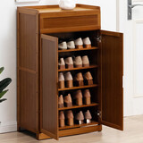 木马人简易鞋柜隔断门口入户客厅防尘多容量玄关柜子多层简约家用置物柜 【加高加宽】升级款-二门6层