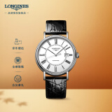 浪琴（LONGINES）瑞士手表 时尚系列 机械皮带男表L49224112