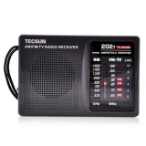 德生（Tecsun） R-202T 便携式袖珍两波段收音机英语听力四六级考试 老年人小调频广播半导体 标配