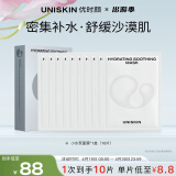 优时颜（UNISKIN）沁润舒缓贴片小水泵面膜补水保湿25ml*10片