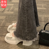 GIOIO玛丽珍鞋女2025年春新款时尚高跟蝴蝶结厚底粗跟珍珠配裙子小皮鞋 米色 39