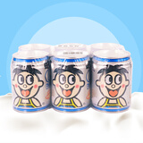 旺旺旺仔牛奶铁罐礼盒装整箱批发儿童学生早餐乳饮料品复原 旺仔O泡果奶245ml*24罐-原味