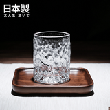 karphomeKARPHOME日本进口鸣门杯初雪杯威士忌酒杯男女节日送礼对杯 鸣门杯+方茶盘（16*16）