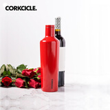 CORKCICLE.保温杯男女士学生高颜值大容量车载不锈钢保冷保冰水杯子新年礼物 中国红475ml