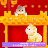 本宫好物 清猫桌面摆件汽车创意国风办公室装饰文创女生日礼物感 小格格