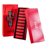 TDL复古中国风red口红 哑光时尚芭莎10支礼盒装套盒情人节女友送礼 3.5g*10支口红套盒 组合套装