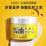 马油（LOSHI）面霜北海道滋润补水保湿身体乳膏秋冬防干裂全身可用日本进口220g
