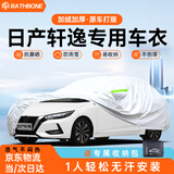 RATHBONE日产轩逸专用车衣全车罩遮阳防晒防雨雪防霜冻加厚牛津布四季通用