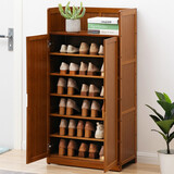 木马人简易鞋柜隔断门口入户客厅防尘多容量玄关柜子多层简约家用置物柜 【加高加宽】经典款-二门7层