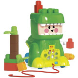 费雪（Fisher-Price） 婴儿多功能早教益智玩具 美高大积木叠叠声效霸王龙GYH14