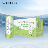 芙丝（VOSS）气泡水(汽水) 青提葡萄味 330ml*12罐 整箱装 0糖0卡0碳水