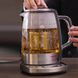 西摩西摩升降煮茶器大容量家用黑茶普洱茶煮茶机全自动恒温玻璃养生壶长辈送礼 玻璃色
