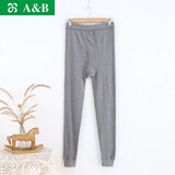 AB内衣男士纯棉秋裤中老年爸爸秋冬单件全棉大码打底保暖衬裤T007 深麻灰 2XL
