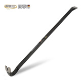 麦思德 1.2m撬棍 撬棒 起钉器两用撬棍消防拆除工具开箱撬棍