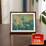 铜师傅 千里江山铜雕画 手工錾刻铜摆件 送礼物