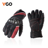 vgo Vgo0℃适用冬季摩托车手套骑行防风保暖高山滑雪触屏男GA2465FW 黑色 S（掌围21.4-22.1 中指7.8-8）
